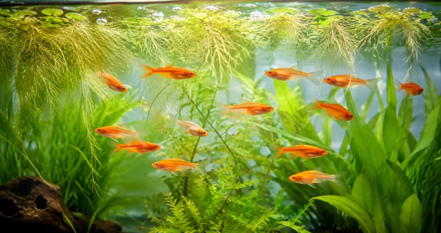 稻田魚飼養完整指南：品種介紹、水質需求、繁殖技巧與草缸搭配