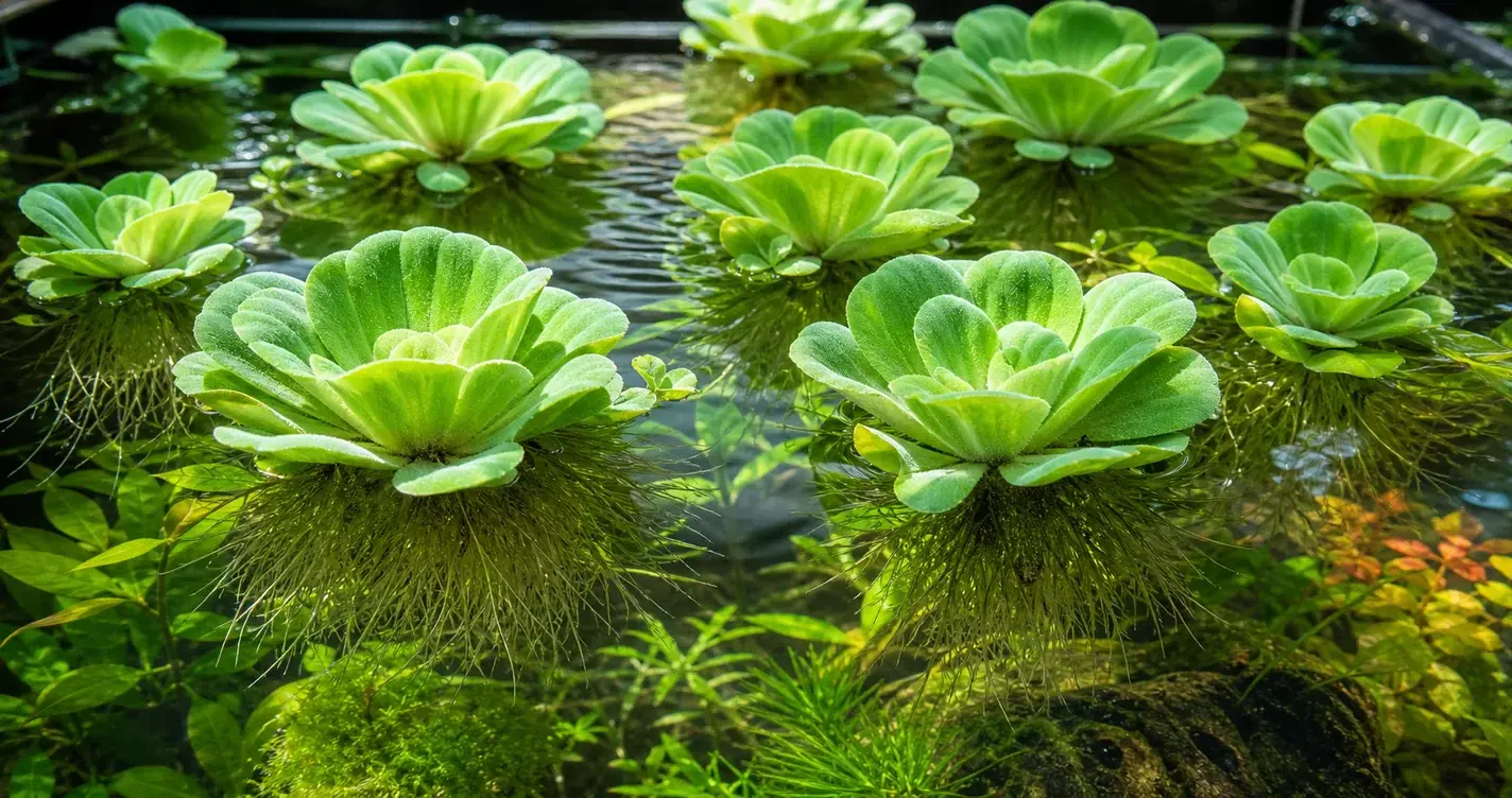 水芙蓉完整飼養指南:浮水植物怎麼養?淨水、除藻與仔魚躲藏全攻略